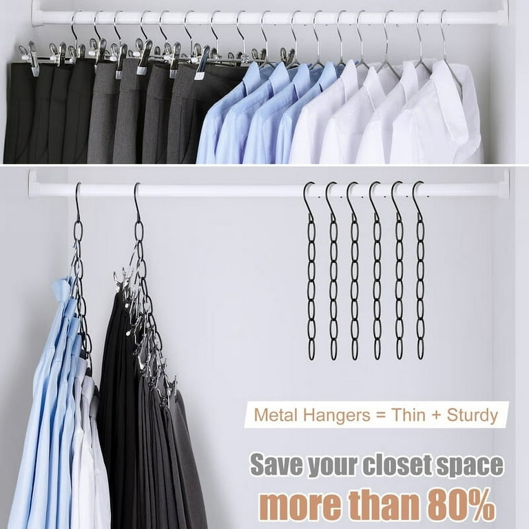 10pcs/set Hangers Slim Stackable Non-Slip Suit Hanger Space Saving Clothes  Hanger Heavy Duty Adult Hangers With Hook