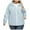 A57-Light Blue, variant on Women's Casual Anorak Jacket - Lightweight Detachable Hooded Utilityrain jacket(Yellow,XXXL)