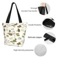 thumbnail image 3 of Kdxio Road Trip Women Reusable Grocery Bags Foldable Ripstop,Reusable Shopping Bags for Shopping,Gym,Gift, 3 of 5