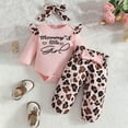 thumbnail image 6 of RTKFRFLM Valentine's Day Newborn Baby Girl Clothes Outfits Infant Romper Ruffle Long Sleeve Floral Pants Cute Toddler Baby Girl Leopard Clothes Set 3PC, 6 of 9