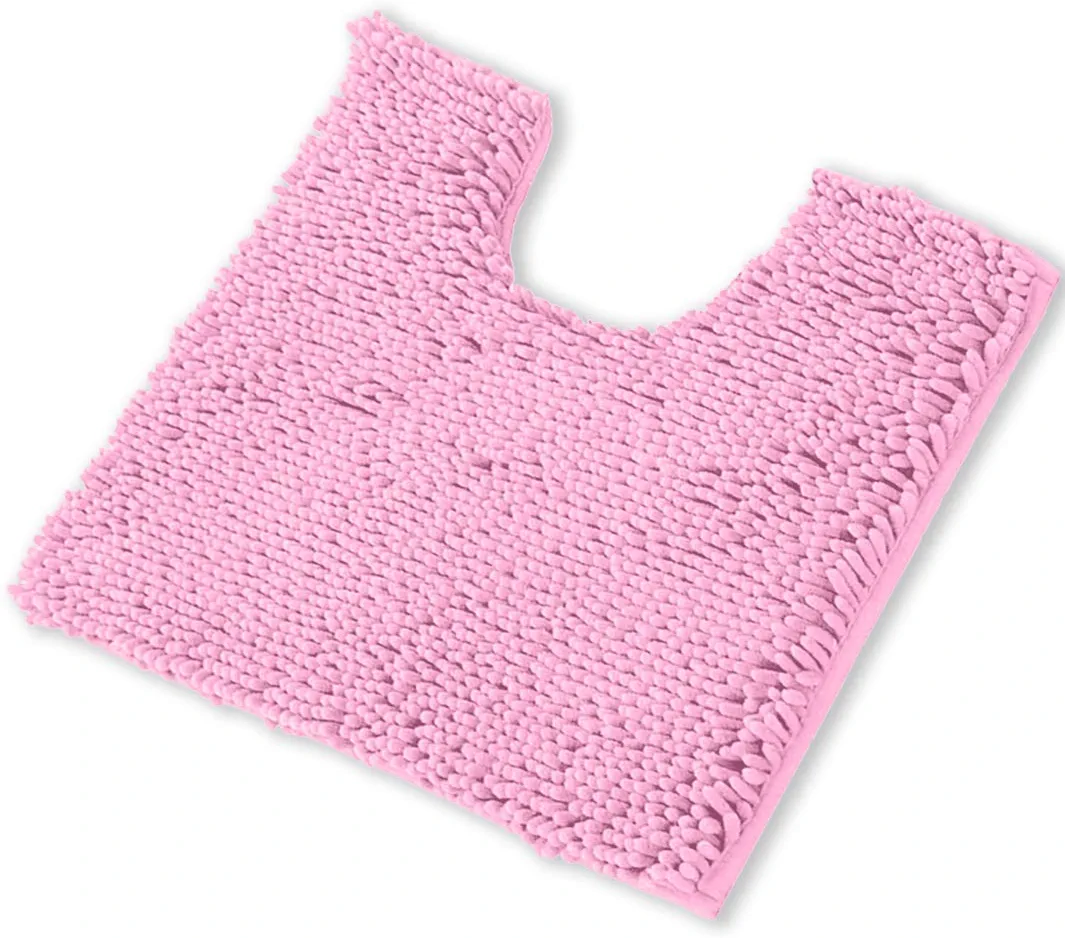 LuxUrux Bath Mat Toilet Rugs u Shaped ExtraSoft Plush Bath Shower