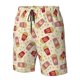 thumbnail image 4 of Balery Cartoon Popcorn Traje de Baño Estilo Hawaiano para Hombre, Shorts de Secado Rápido con Bolsillos-Medium, 4 of 6
