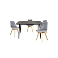 thumbnail image 1 of Comedor Rectangular  Murcia 120x70 para 4 personas con Sillas Frankfurt Grises, 1 of 6
