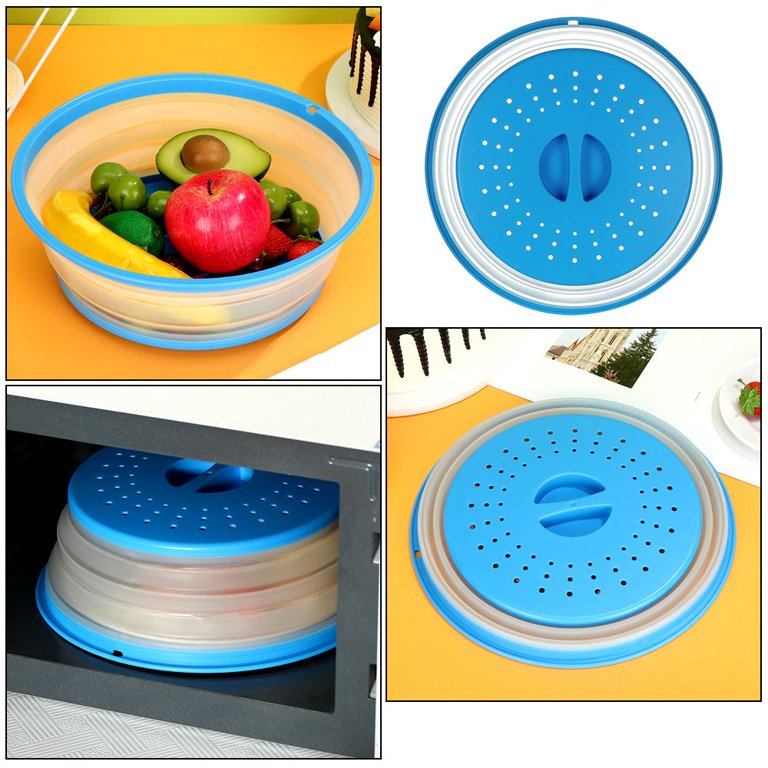 Covers Non-Toxic Household Merchandises Multicolor Foldable BPA-Free  Silicone Microwave Oven Covers For Food Plastic