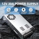 thumbnail image 2 of Fuente de Alimentación Conmutada Universal Regulada de 12 V, 30 A, 360 W, 110 V CA A CC, Adaptador de Transformador y Controlador LED para Tiras de Luces LED., 2 of 7