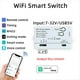 thumbnail image 2 of Interruptor Inteligente WiFi para la Aplicación para Home, Temporizador DIY 7-32 V, Interruptor Remoto Inteligente WiFi + Módulo Automatización del Hogar RF433 ., 2 of 10