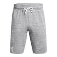 thumbnail image 3 of Shorts Under Armour Rival Terry para Hombre Talla XS Gris/Blanco, 3 of 3