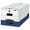 White/Blue, variant on Bankers Box LIBERTY Heavy-Duty Strength Storage Box Legal 15 x 24 x 10 White/Blue 12/CT 00012