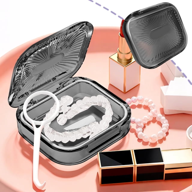 Yusimy Multi - Functional Large - Capacity Portable Dental Aligner Storage Box (Excluding Dental Aligner and Cleaning Tools)