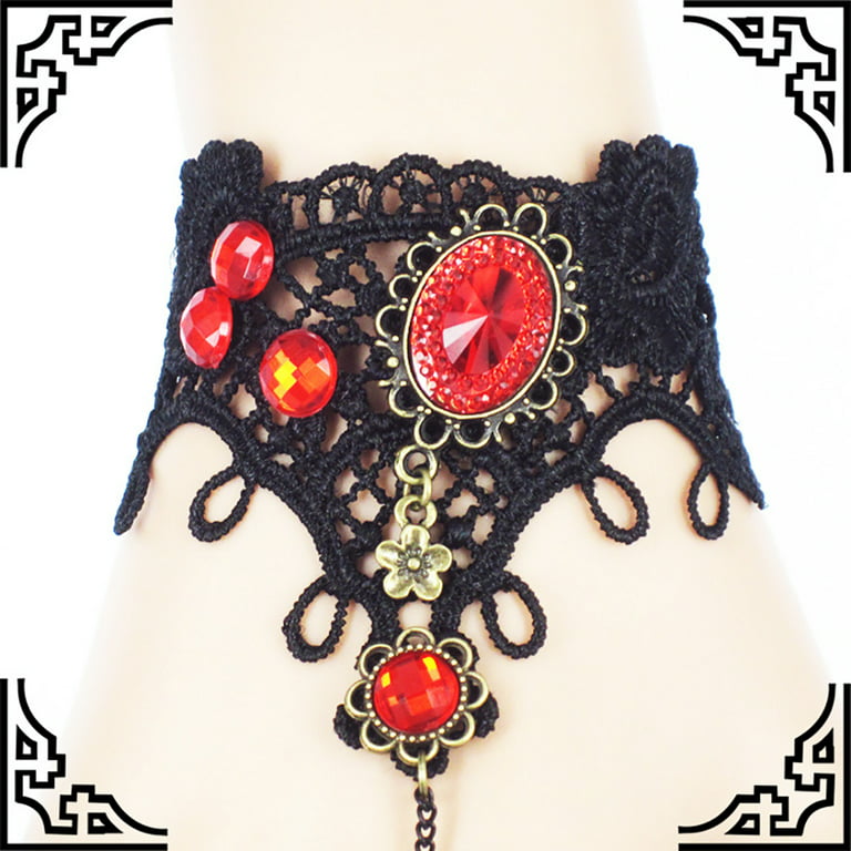 KunJoe 2pcs/set Gothic Spider Web Pendant Magnetic Heart Bracelet for Women  Men Punk Colored Glass Beaded Bracelet Set Halloween - AliExpress