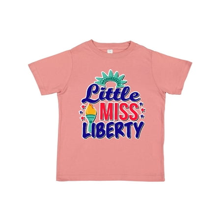 

Inktastic Little Miss Liberty for 4th of July Gift Toddler Toddler Girl T-Shirt