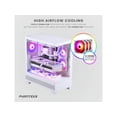 thumbnail image 2 of Phanteks XT View, Mid-Tower Gaming Chassis, Tempered Glass Front and Side Window, USB-C 3.2 Gen2, 3x M25-120 D-RGB fans included, White, 2 of 5
