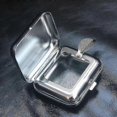 thumbnail image 5 of Stainless Steel Portable Ashtray with Lid - Square Metal Tray for Smokers, 5 of 5