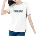 thumbnail image 2 of Hauts pour Femmes Hauts d'Été pour Femmes 2023 Mode Femmes Blouse à Manches Courtes Décontractée T-Shirt Blanc TTTG, 2 of 3
