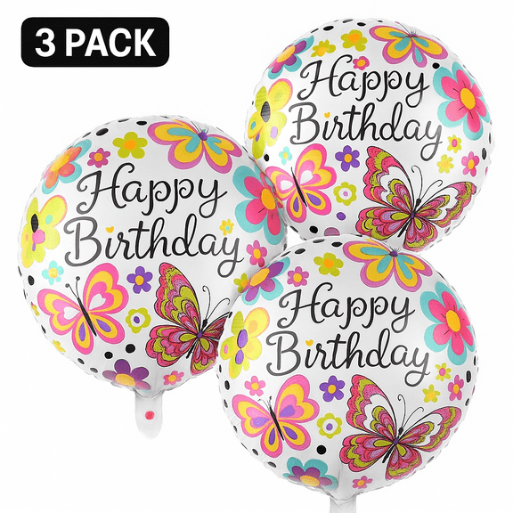 Happy Birthday Mylar Balloon Helium Balloons Party Celebration