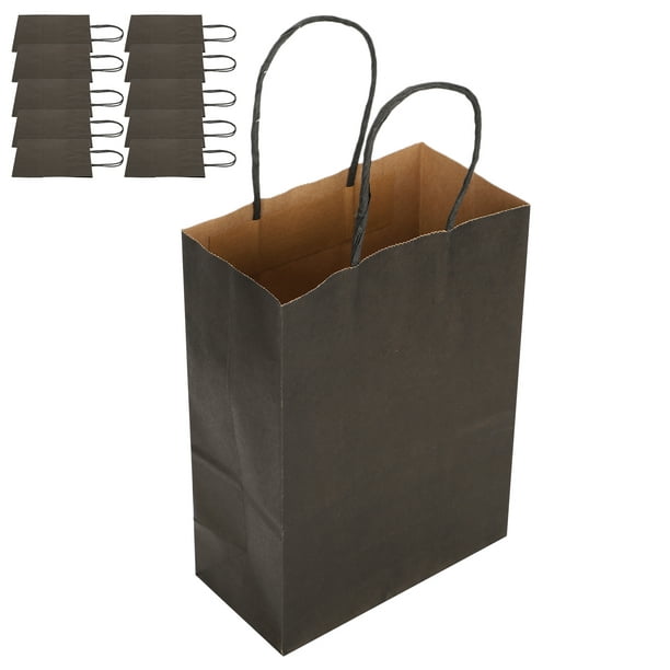 Gupbes 10pcs Paper Bag Shopping Packaging Paper Bag Portable Gift Packing Bag Bags