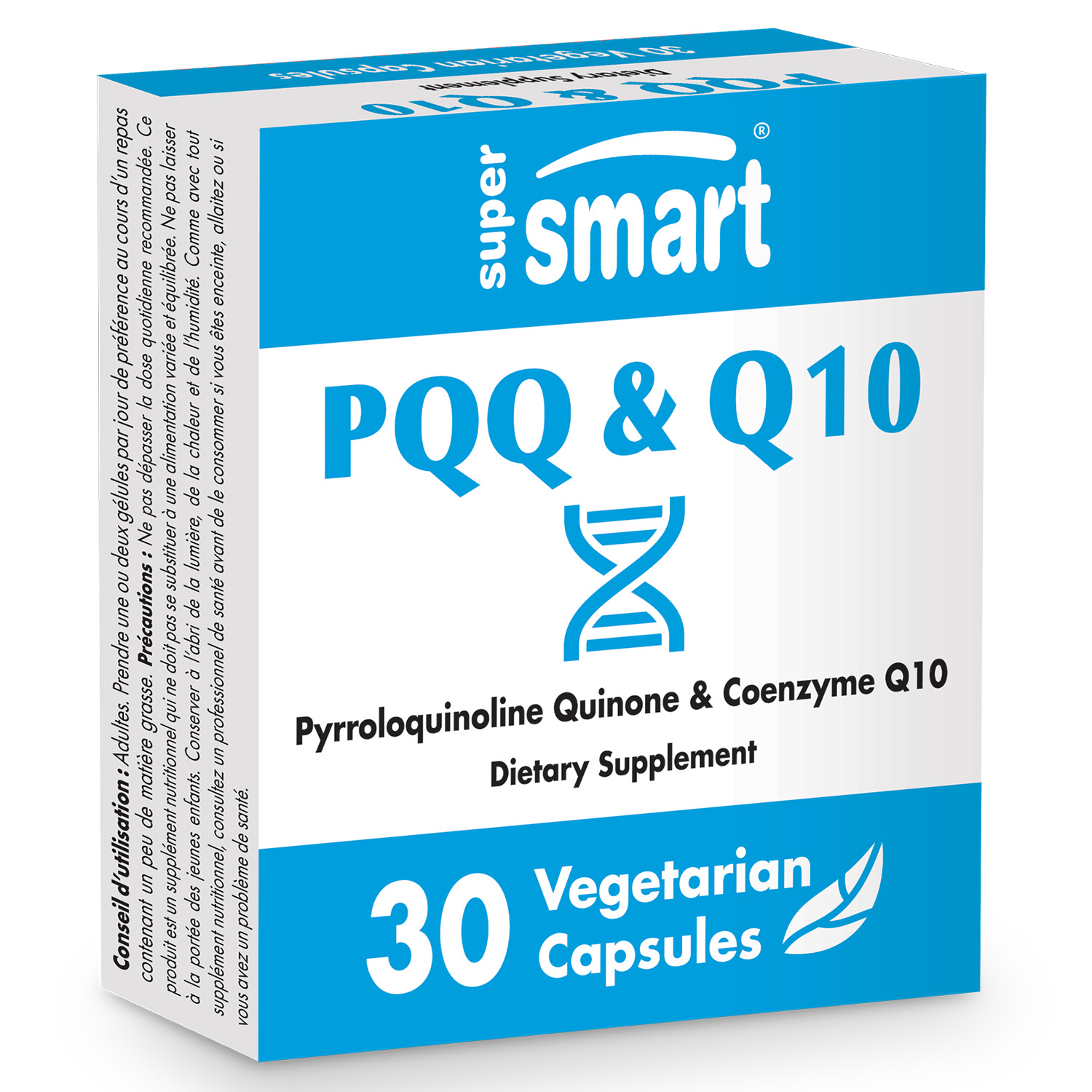 Supersmart PQQ & Q10 (CoQ10) Mitochondrial Support Cells