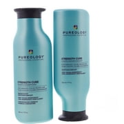 Pureology Strength Cure Shampoo and Conditioner For Damaged Hair 9 oz Duo Set