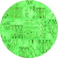 thumbnail image 1 of Ahgly Company Indoor Round Persian Green Traditional Area Rugs, 7' Round, 1 of 1