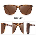 thumbnail image 4 of Gafas de sol MERRY'S de aluminio polarizado para hombres/mujeres - Leopard, 4 of 8
