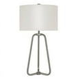 thumbnail image 1 of Henn&Hart 14" Brushed Nickel Metal/Fabric Table Lamp, 1 of 10