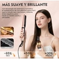 thumbnail image 2 of Plancha De Cabello Profesional De Cerámica 2 En 1 Para Pelo Modelo Rosa, 2 of 4