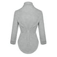 thumbnail image 2 of Womens Casual Work High Low Blazer Jacket, 2 of 3