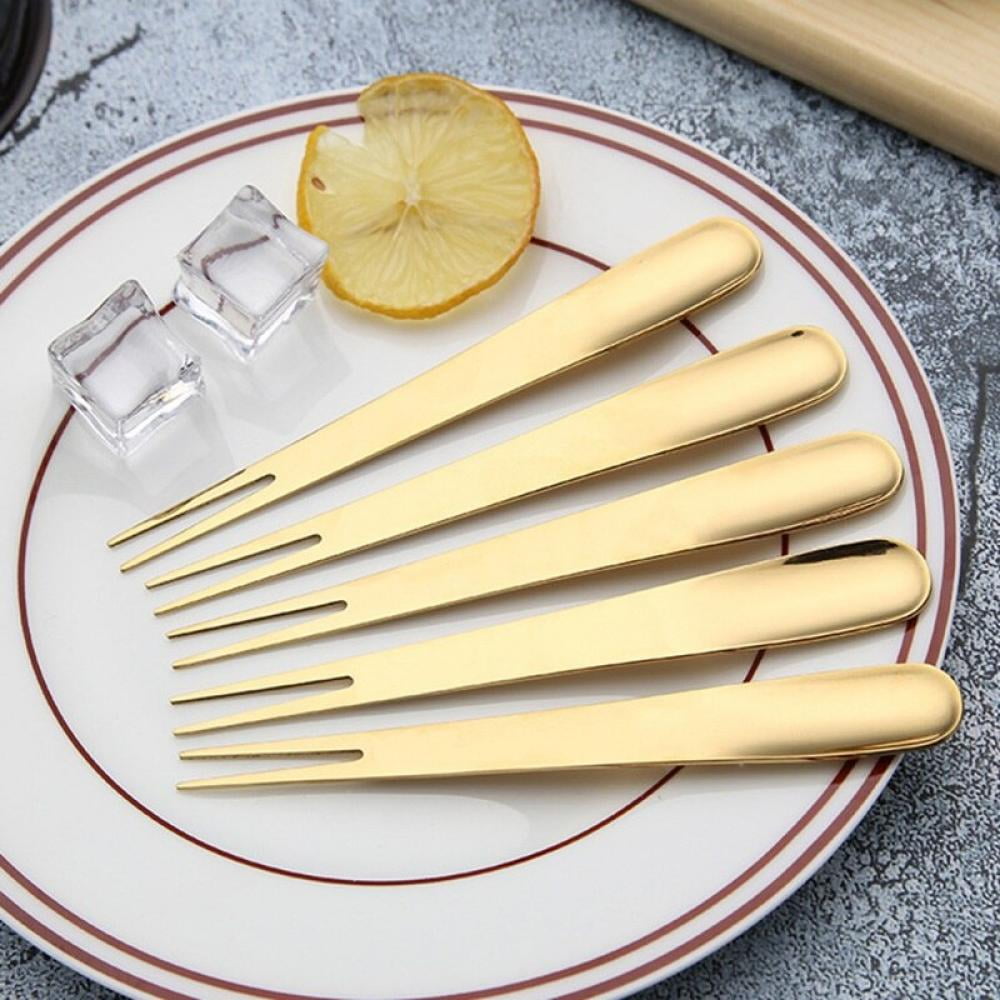 Delivery on time!!1pcs Japanese Style Stainless Steel Fork Cake Dessert