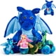 thumbnail image 1 of Set de peluche Arrowbash Dragon con 4 bebés y 2 huevos para niños, 1 of 6