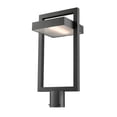 thumbnail image 3 of Z-Lite 566PHBR-BK-LED Luttrel 21-Inch Outdoor Metal Post Light, Black, 3 of 5
