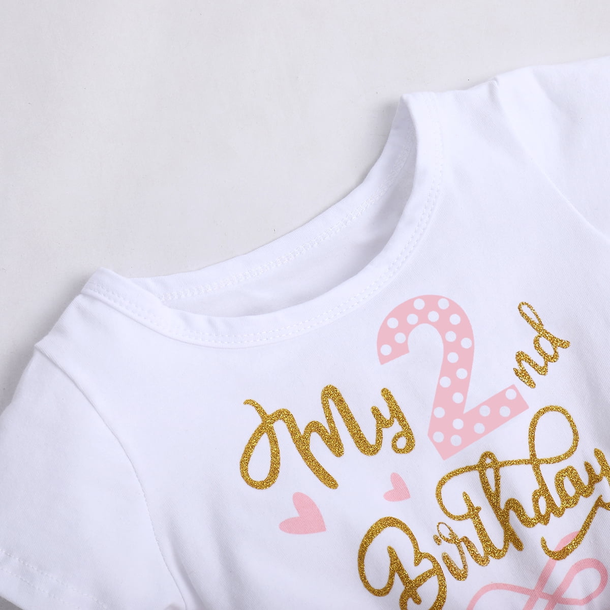 IBTOM CASTLE Baby Girls 1st 2nd Birthday Clothes Mouse Polka Dots One Sequin Tutu Princess Dress Cake Smash 2 Years Pink