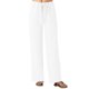 thumbnail image 1 of Pantalones holgados de corte ancho para mujer: pantalones bandage de cintura alta con bolsillos, 1 of 7