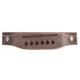 thumbnail image 2 of Puente de guitarra de madera, puente de guitarra acústica Puente de guitarra de palisandro Puente de reemplazo de guitarra acústica Estética elegante, 2 of 8