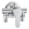 thumbnail image 1 of Stainless Steel Shower Faucet Mixer Valve Double Type Bathroom Shower Hot Cold, 1 of 6