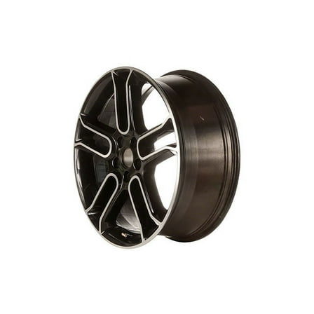 Aluminum Wheel - Machined and Gloss - 20 x 8 Inch - 39mm Offset - 5 Double Spoke - 5 Lug - Compatible with 2013 - 2014 Ford Edge