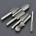 thumbnail image 1 of "6-Piece High-Speed Rotary Carving Set - Bearing Steel Engraving Tools for Wood, Metal & Stone", 1 of 6