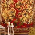 thumbnail image 4 of Popular Handicrafts Tapestry Wall Hanging Tree of Life Hippie Mandala Bohemian Hippy Kaleidoscopic Intricate Floral Design Indian Tapestries Bedspread, 4 of 8