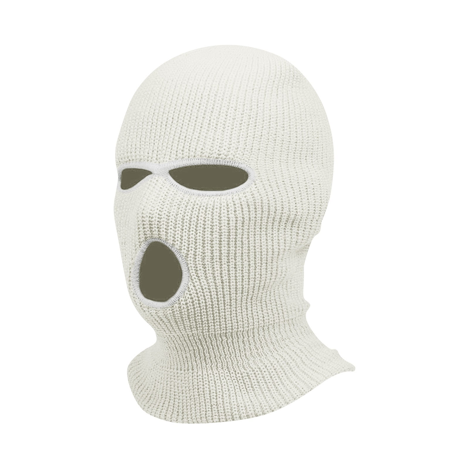 Qcmgmg 3 Hole Balaclava Ski Mask for Men Women, Thin Full Face