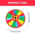 thumbnail image 2 of Roue de Prix Murale Ronde Roue de Tirage Roue Rotative Jeu Accessoire de Fête, 2 of 8