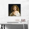 thumbnail image 2 of ARTCANVAS Litter Girl Canvas Art Print by William-Adolphe Bouguereau - Size: 18" x 18" (0.75" Deep), 2 of 9