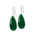 thumbnail image 4 of Green Jade Earrings in Sterling Silver, 4 of 4