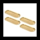 thumbnail image 1 of Bandeja Decorativa de Acero Inoxidable de 4 Piezas, Bandeja de Tocador de BañO para Tocador, Bandeja de de Cocina para Dispensadores de JabóN, 1 of 5