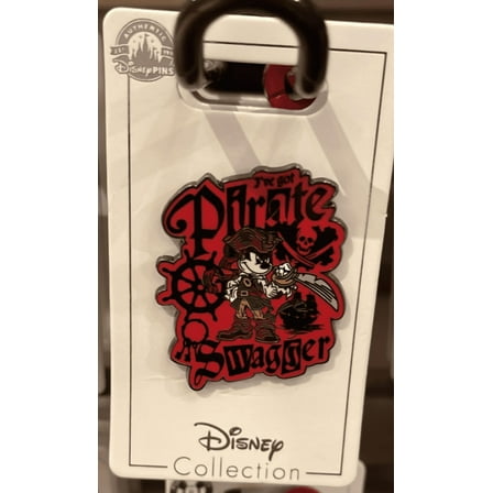 Disney Parks I've got Pirate Swagger Mickey Mouse Pin New With Card
