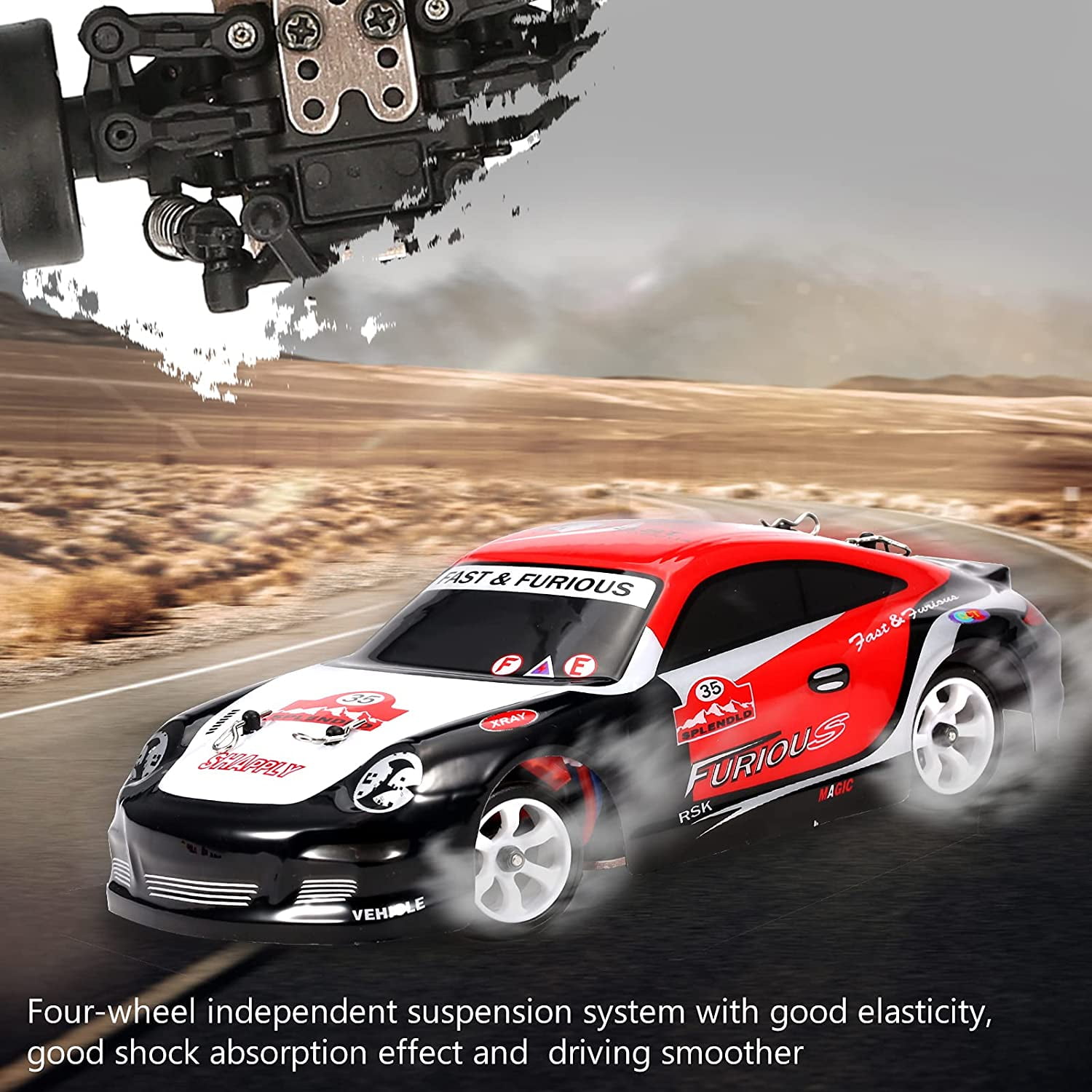 Moniss K969 RC Drift Car 1/28 RC Car 2,4 GHz 4WD 30 km/h RC Carro