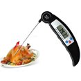 thumbnail image 1 of Djiypn Fast Read Digital Thermometer Cooking Food and Meat, Waterproof Auto OFF Bright LCD Screen, Motion Sensing Food Thermometer for Kitchen Oven Grill Candy BBQ, Black, 1 of 9