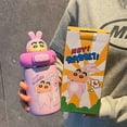 thumbnail image 3 of Taza termo Crayon Shin-chan para niños y niñas 2025 nueva taza de agua para estudiantes de alto aspecto olla de acero inoxidable taza con pajita para niños, 3 of 5