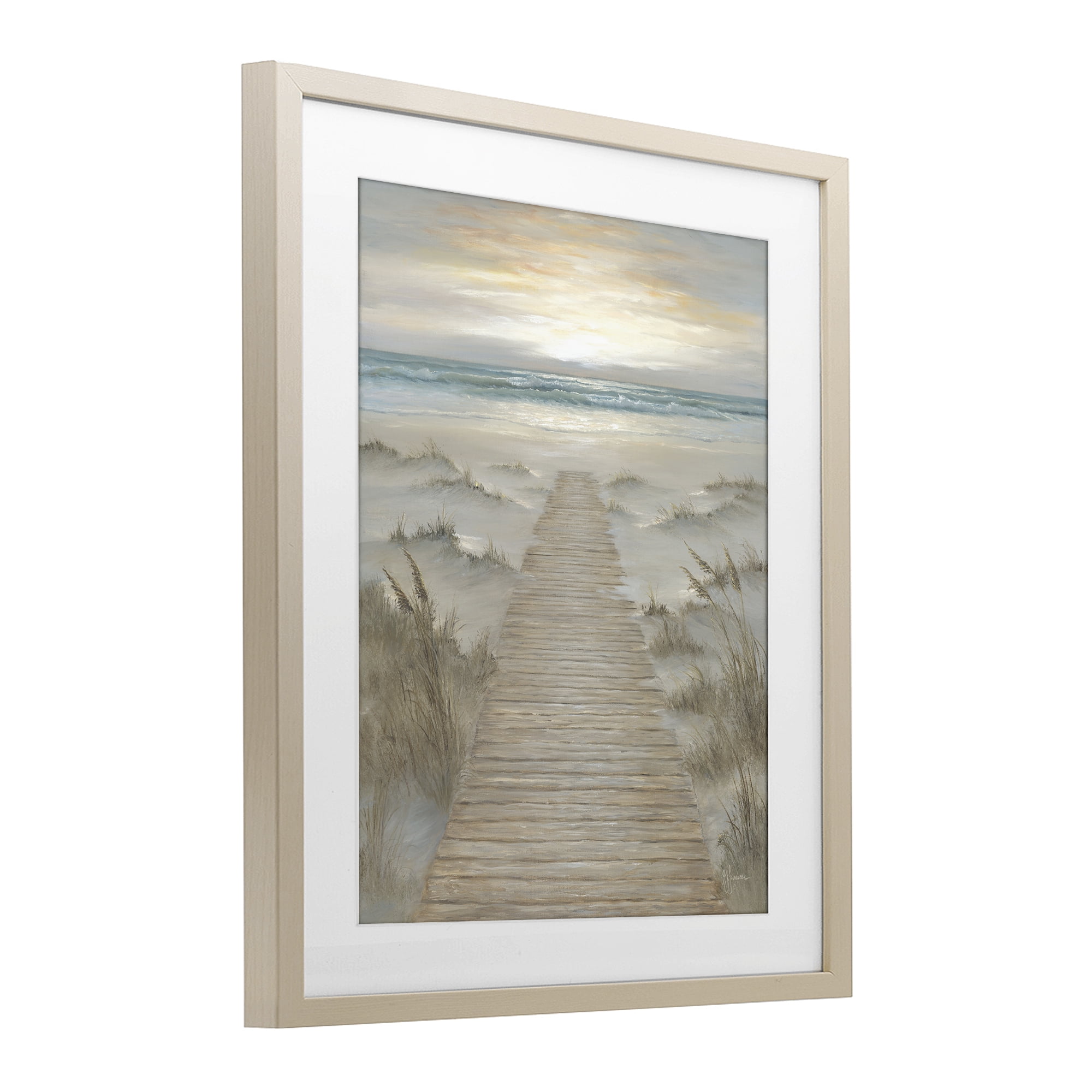 Stupell Industries The Path Towards Sunrise Birch Framed Print Under Glass, design by Georgia Janisse