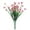 Pink, variant on Gustave 4 Bundles Artificial Flowers Fake Plants Faux UV Resistant Violets Flowers Plastic Shrubs Indoor Outdoor Decorations Garden Home Decor, Purple