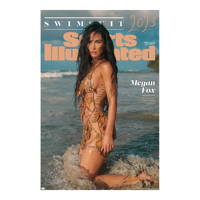 Póster de Papel Sports Illustrated Megan Fox Trend Global Multicolor 88 x 57 cm