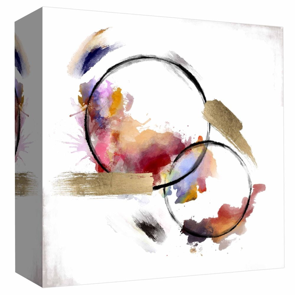 PTM Images,Abstract Circles III, 20x20, Decorative Canvas Wall Art